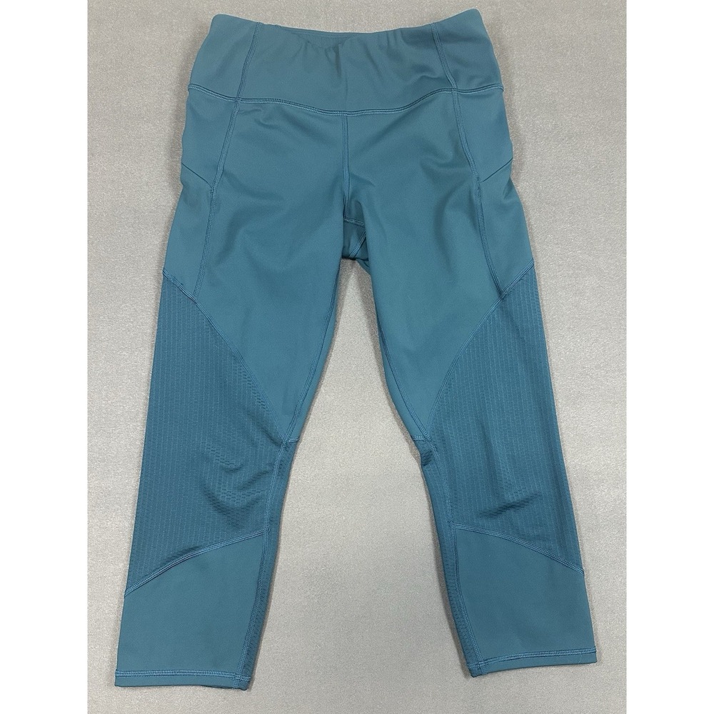 Athleta Rainier Leggings Womens Size Small High Rise Mesh Yoga Hiking